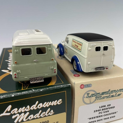 721 - Lansdowne Boxed Models 1:43 Scale. Comprising 1948 Bedford PC Van 