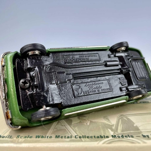 722 - Lansdowne Boxed Models 1:43 Scale. Comprising 1968 Vauxhall Victor FD Estate (Emerald Starmist) ref ... 