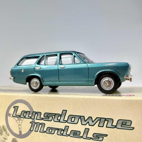 722 - Lansdowne Boxed Models 1:43 Scale. Comprising 1968 Vauxhall Victor FD Estate (Emerald Starmist) ref ... 