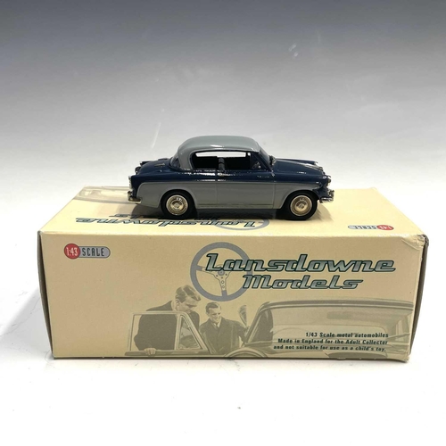 723 - Lansdowne Boxed Models 1:43 Scale. Comprising 1936 Morris Ten-Four Series II (Black) ref LDM 51 plus... 