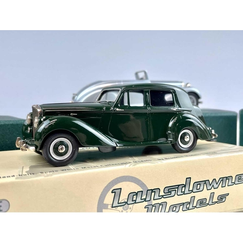 724 - Lansdowne Boxed Models 1:43 Scale. Comprising1930 Bentley 8 Litre WMTC 2009 25th anniversary (Silver... 