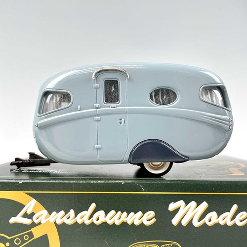 725 - Lansdowne Boxed Models 1:43 Scale. Comprising 1956 Willerby Vogue Caravan ref LDM 17 plus 1956 Wille... 