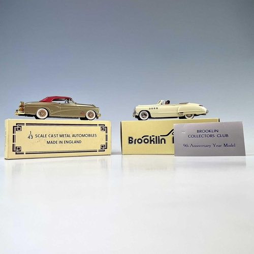 726 - Brooklin Boxed 1:43 Scale Models. Comprising 1949 Buick Roadmaster Convertible Rainman Movie ref BRK... 