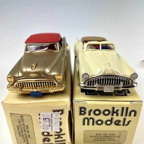 726 - Brooklin Boxed 1:43 Scale Models. Comprising 1949 Buick Roadmaster Convertible Rainman Movie ref BRK... 