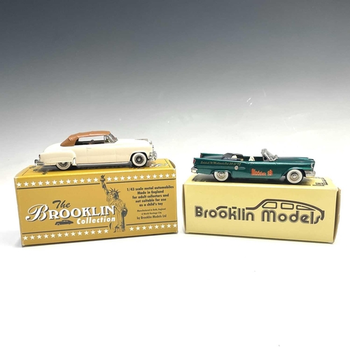 728 - Brooklin Boxed 1:43 Scale Models. Comprising 1951 15th anniversary Chrysler Imperial Convertible Top... 