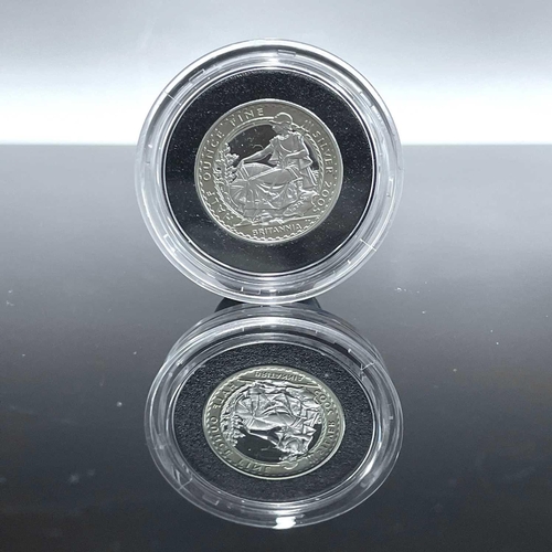 73 - Proof G.B Silver Coin 2005 Britannia Collection. A four coin (£2, £1, 50p and 20p denominations) pro... 