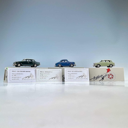 739 - Pathfinder Models. Comprising 1958 Riley 1.5 (ref PFM 14), 1963 Triumph 2000 MK I (ref PFM 27), 1967... 