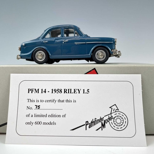 739 - Pathfinder Models. Comprising 1958 Riley 1.5 (ref PFM 14), 1963 Triumph 2000 MK I (ref PFM 27), 1967... 