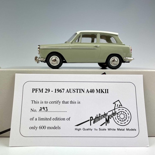 739 - Pathfinder Models. Comprising 1958 Riley 1.5 (ref PFM 14), 1963 Triumph 2000 MK I (ref PFM 27), 1967... 