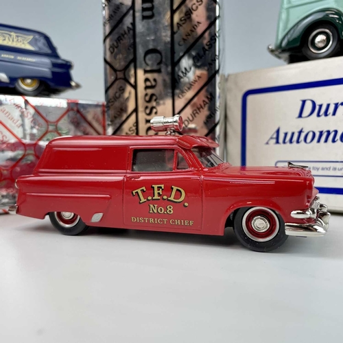 740 - Durham Classics. Comprising 1954 Ford Courier Toronto Fire Department No 8 District Chief (ref DC-7D... 