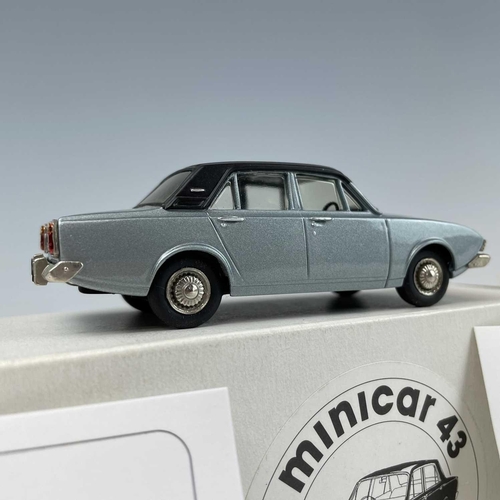 741 - Pathfinders Models - Minicar 43. Comprising 1961 Ford Anglia 105E, 1962 Ford Consul Classic, 1968 Fo... 