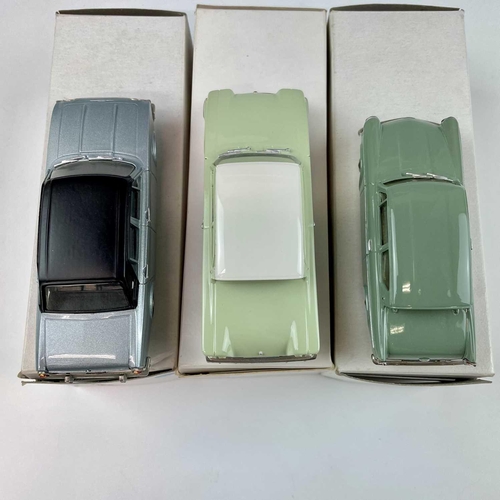 741 - Pathfinders Models - Minicar 43. Comprising 1961 Ford Anglia 105E, 1962 Ford Consul Classic, 1968 Fo... 