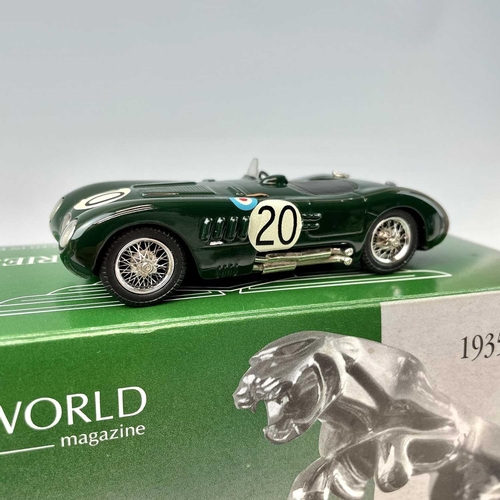 743 - Western Models, Gems and Cobwebs, Jaguar World. Comprising Jaguar XJ 220 (ref WP 127), Jaguar C Type... 