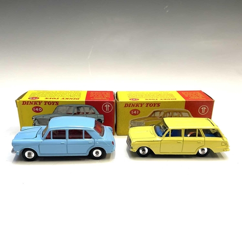 750 - Boxed Dinky Toys (x2). Comprising: no.140 Morris 1100 no.141 Vauxhall Victor Estate Car. Both mint b... 