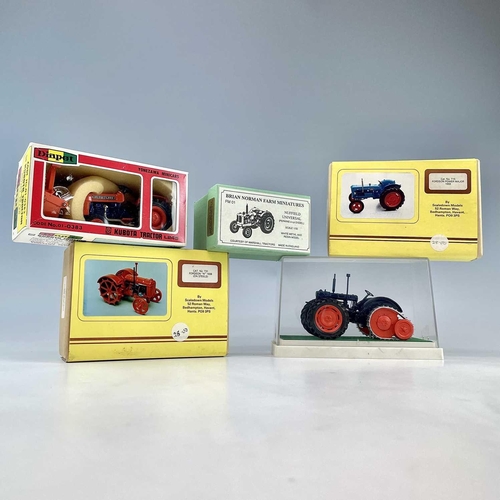 763 - Boxed Tractors (x5). Comprising Scaledown Models: Fordson Power Major 1959 (ref T15), and Fordson 'N... 