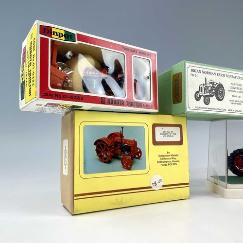 763 - Boxed Tractors (x5). Comprising Scaledown Models: Fordson Power Major 1959 (ref T15), and Fordson 'N... 