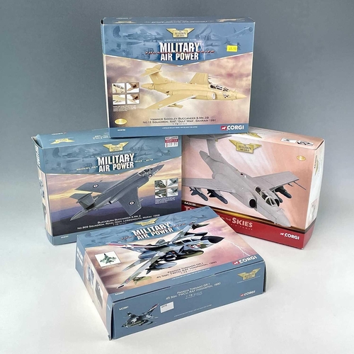 769 - Corgi Aviation Archive 1:72 Scale 1968 to 1993 era (x4 boxes). Comprising: 1: Blackburn Buccaneers. ... 