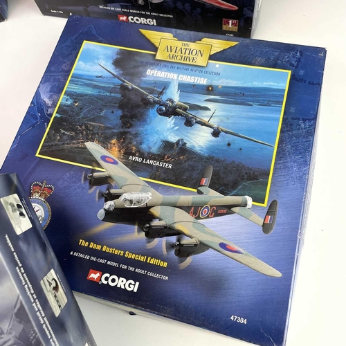 771 - Corgi Aviation Archive (1:144 Scale) x6 Boxes. Comprising: 1: Avro Lancaster Royal Canadian Air Forc... 