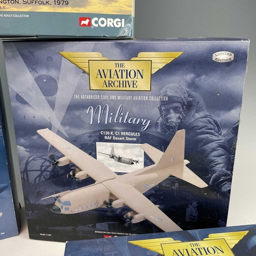 774 - Corgi Aircraft (1:72 and 1:44 Scale) x 6 Boxes. Comprising 1: Avro Vulcan B2 XM607 (ref 48301) 2: HP... 