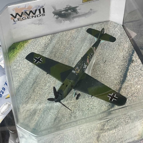 776 - Corgi Aviation Archive and WWII Legends Scale 1:144 and 1:72. Comprising 8 boxes: 1: USAAF - B17 - S... 