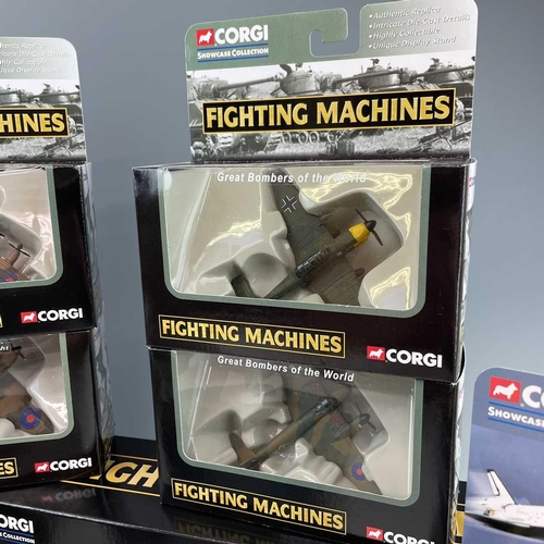 780 - Corgi Fighting Machines, Fighter Scramble and 100 Years of Flight x18 Boxes. Comprising two boxed se... 