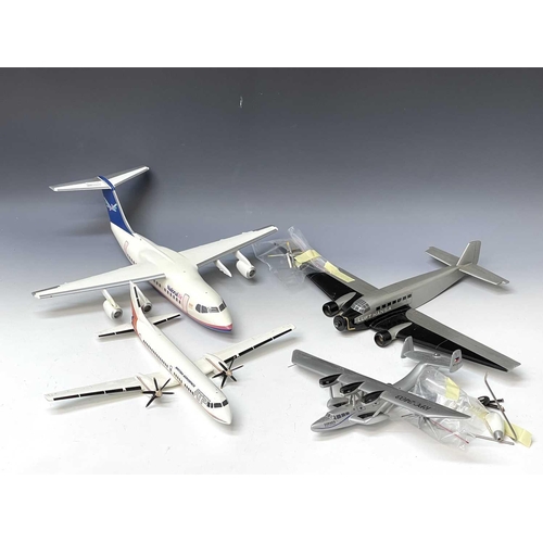 784 - Large Size Master Model (& others) Aeroplanes (x4). Comprising: National Air, British Aerospace ATP,... 