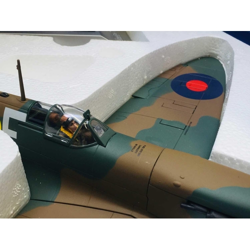 787 - Corgi Aviation Archive Die Cast Aeroplane - Supermarine Spitfire MK1A X4590/PR-F, 609 SQN. RAF (ref.... 