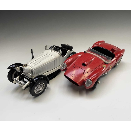 788 - Burago 1/18 Scale Die Cast Cars (x4) etc. Comprising: Jaguar SS100, Ferrari Testarossa, Mercedes Ben... 