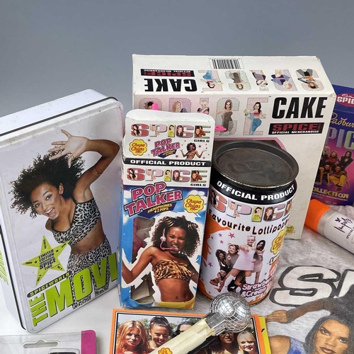 798 - Spice Girls Memorabilia. Two boxes containing a vast array of memorabilia including: Mugs, watch, ba... 