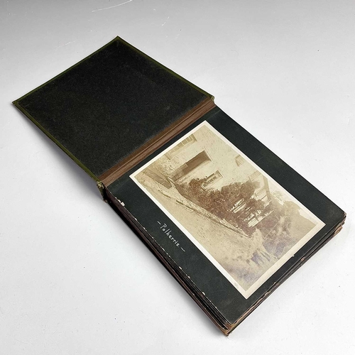 918 - Photograph Album - Cornwall Interest. A small album containing 22 postcard sized photographs of Polk... 