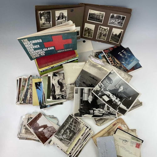 922 - Postcards, Postal History Reference Books, Photographs, etc. Containing approximately 50 early 20th ... 