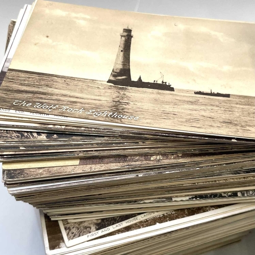 931 - Land's End Cachets. Box containing in excess of 1000 postcards all with Land's End cachets - wide va... 