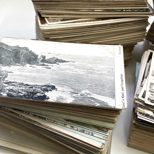 931 - Land's End Cachets. Box containing in excess of 1000 postcards all with Land's End cachets - wide va... 