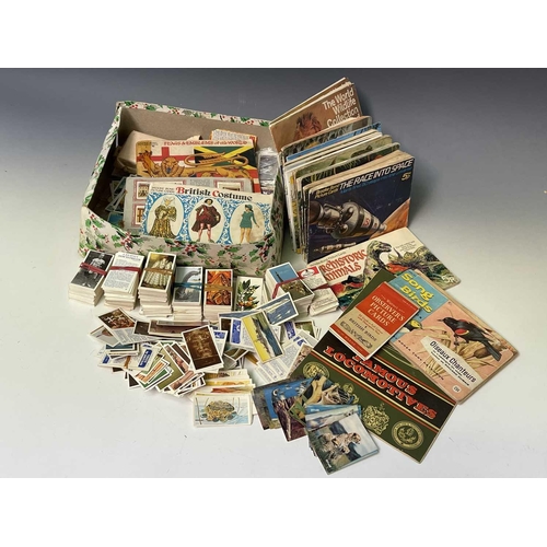 936 - Brooke-Bond and other Trade Cards and some Cigarette cards. A box containing a quantity of trade car... 