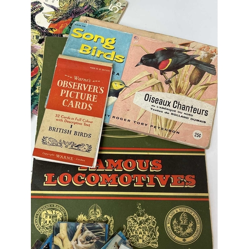 936 - Brooke-Bond and other Trade Cards and some Cigarette cards. A box containing a quantity of trade car... 