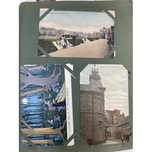 939 - Postcard Album - West Cornwall Interest. An album containing approximately 200 postcards - mainly to... 