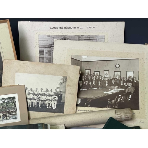 943 - Camborne Interest - Large quantity of Photos and Ephemera mostly relating to Camborne/Redruth. Previ... 