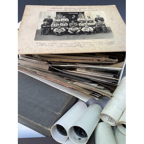 943 - Camborne Interest - Large quantity of Photos and Ephemera mostly relating to Camborne/Redruth. Previ... 