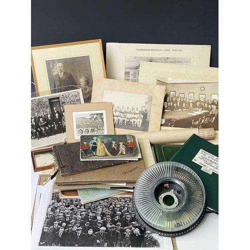 943 - Camborne Interest - Large quantity of Photos and Ephemera mostly relating to Camborne/Redruth. Previ... 