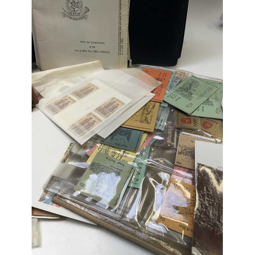 327 - Isle of Man Mint and Used plus Album of Isle of Man/Jersey/Guernsey. Comprising a plastic crate of u... 