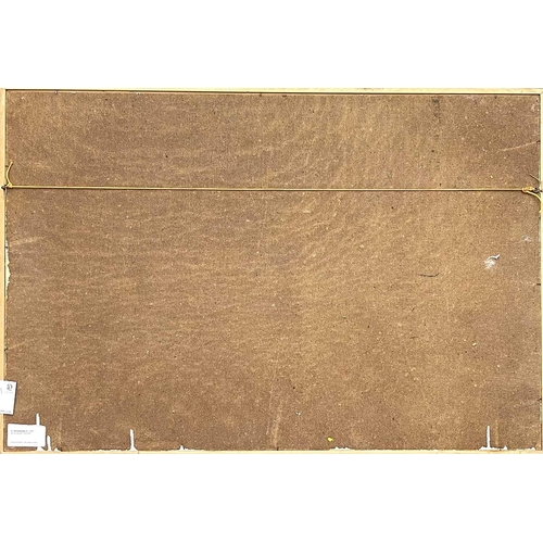 102 - Sven BERLIN (1911-1999) Snowscape 2 Oil on board Signed and dated '85. Exhibition label to verso 58x... 