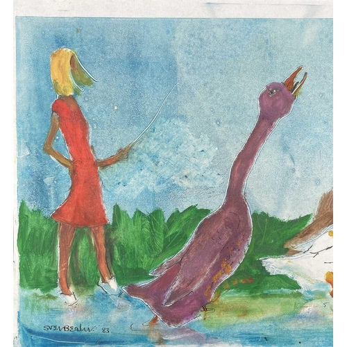 158 - Sven BERLIN (1911-1999) Various watercolours 57x50cm and smaller