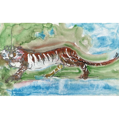 158 - Sven BERLIN (1911-1999) Various watercolours 57x50cm and smaller