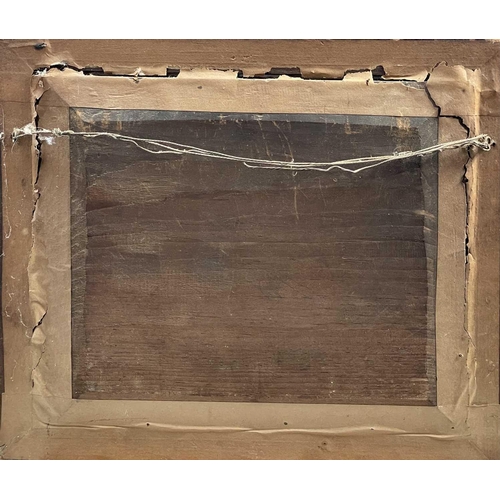 2808 - A Victorian Berlin woolwork picture of a cat, seated on a cushion, contained within a maple frame, i... 