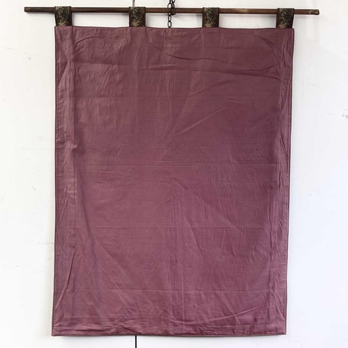 2809 - A modern machine made tapestry of a bucolic scene, 80cm x 113cm together with another textile.
