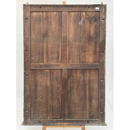 3017 - A Gentlemen's outfitters shop mirror, early 20th century, with white painted frame, labelled 'Men's ... 
