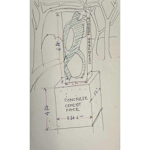 110 - Sven BERLIN (1911-1999) Drawings Mostly studies for sculpture and mostly on a small scale