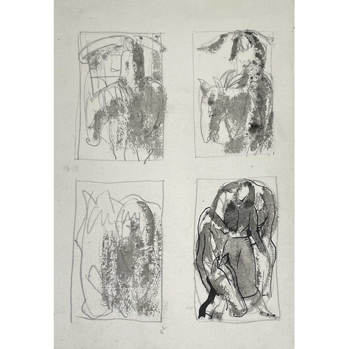 110 - Sven BERLIN (1911-1999) Drawings Mostly studies for sculpture and mostly on a small scale