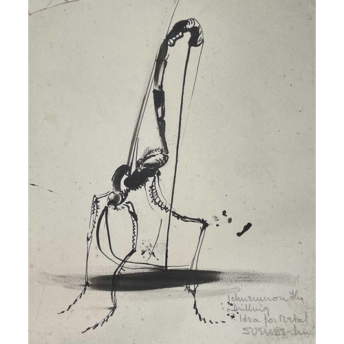 110 - Sven BERLIN (1911-1999) Drawings Mostly studies for sculpture and mostly on a small scale