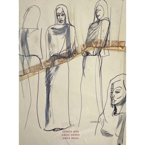 110 - Sven BERLIN (1911-1999) Drawings Mostly studies for sculpture and mostly on a small scale